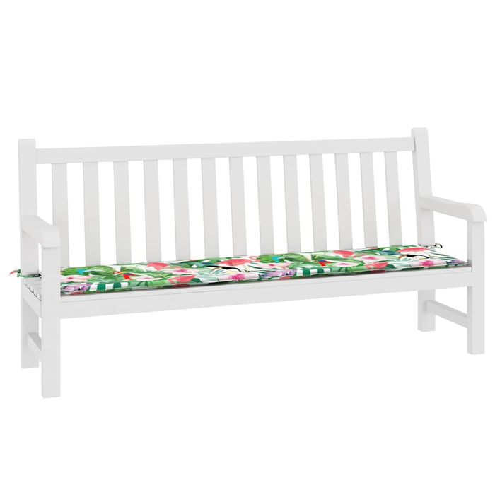 Pernă pentru bancă de grădină, multicolor, 200x50x4 cm, textil WALTI
