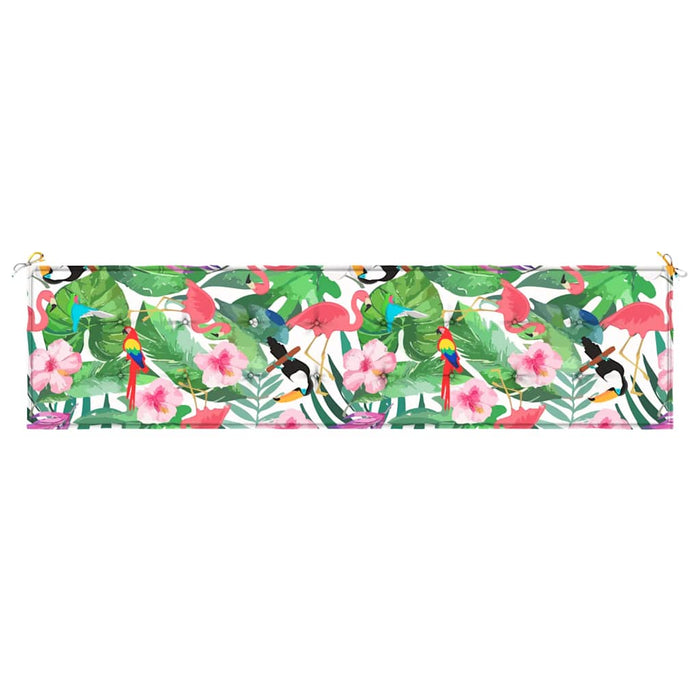 Pernă pentru bancă de grădină, multicolor, 200x50x4 cm, textil WALTI