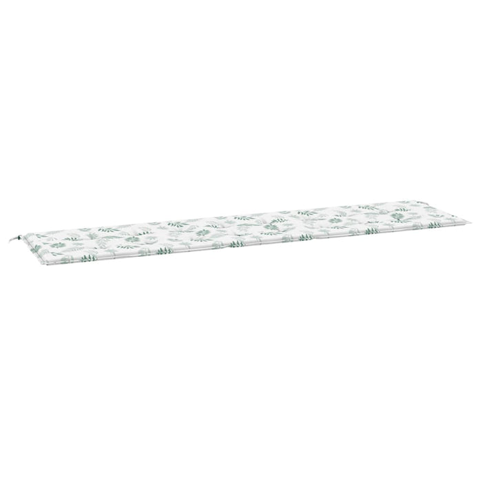 Pernă bancă de grădină, model frunze, 200x50x4 cm, textil WALTI