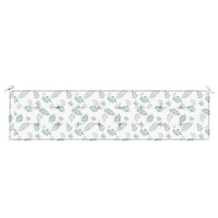 Pernă bancă de grădină, model frunze, 200x50x4 cm, textil WALTI