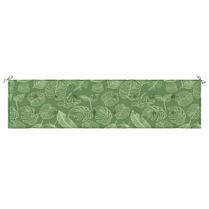 Pernă bancă de grădină, model frunze, 200x50x4 cm, textil WALTI