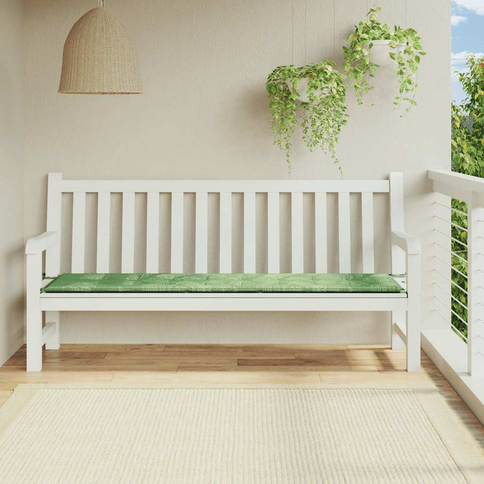 Pernă bancă de grădină, model frunze, 200x50x4 cm, textil WALTI
