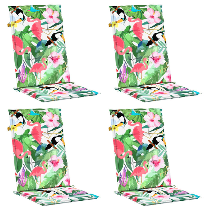 Perne de scaun spătar înalt, 4 buc., multicolor, textil - WALTI WALTI