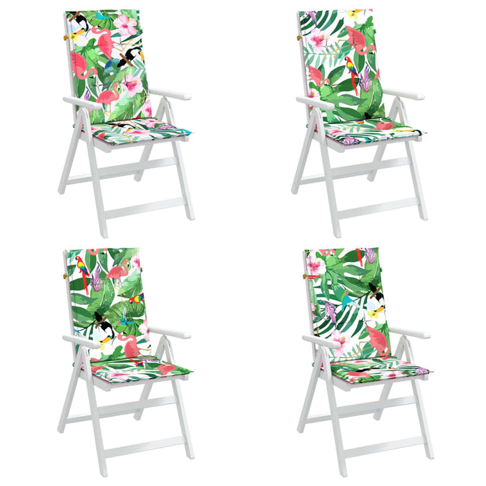 Perne de scaun spătar înalt, 4 buc., multicolor, textil - WALTI WALTI