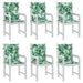 Perne de spate Frunză 6 pcs Model cu frunze 100 x 50 x 3 cm - WALTI WALTI