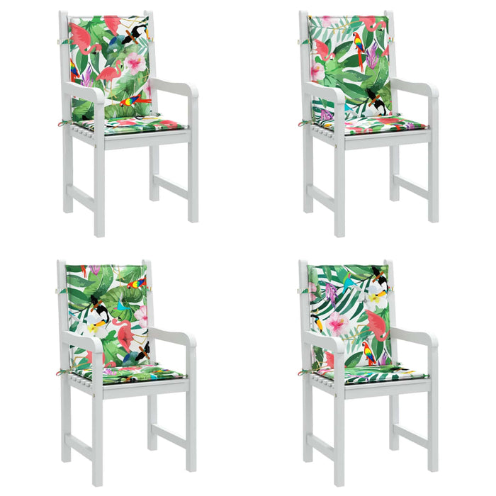 Perne pentru scaune cu spătar jos, 4 buc, multicolor, textil - WALTI WALTI