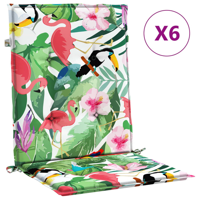 Perne pentru scaune cu spătar jos, 6 buc, multicolor, textil - WALTI WALTI