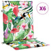 Perne pentru scaune cu spătar jos, 6 buc, multicolor, textil - WALTI WALTI