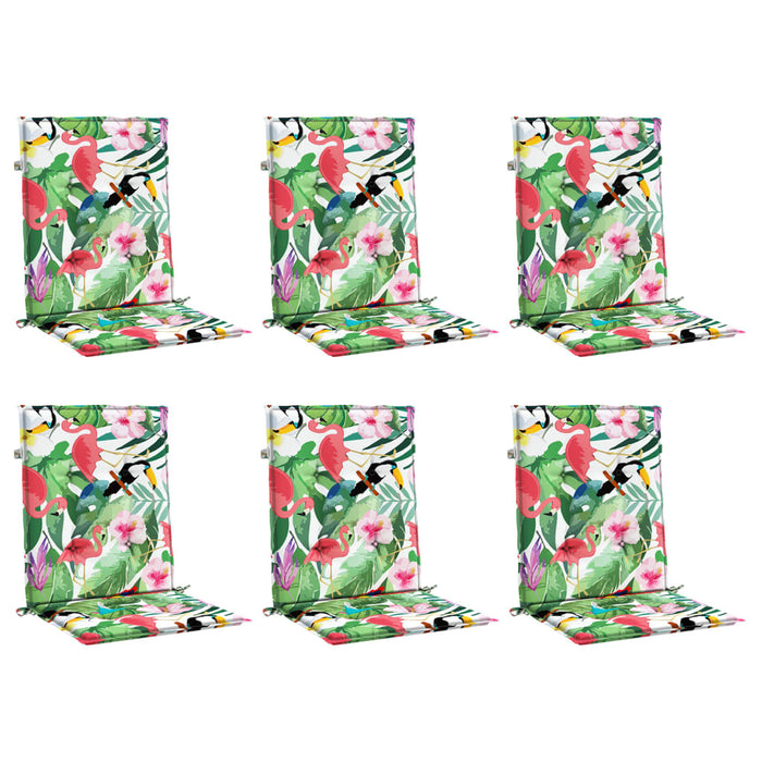 Perne pentru scaune cu spătar jos, 6 buc, multicolor, textil - WALTI WALTI
