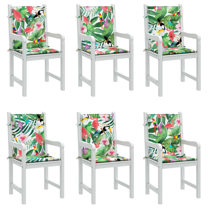 Perne pentru scaune cu spătar jos, 6 buc, multicolor, textil - WALTI WALTI