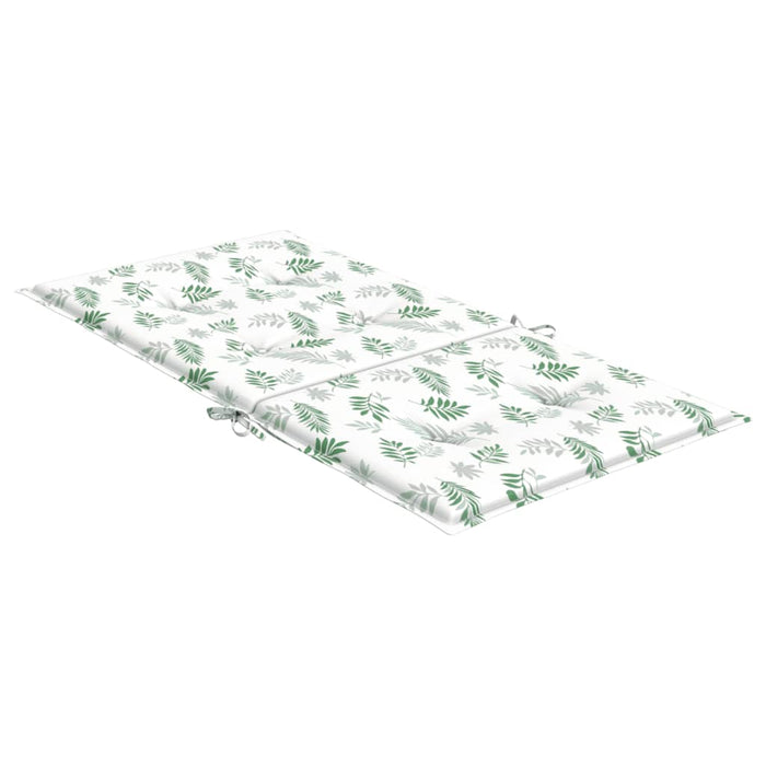 Perne de scaun spătar jos, 4 buc., model frunze, textil WALTI
