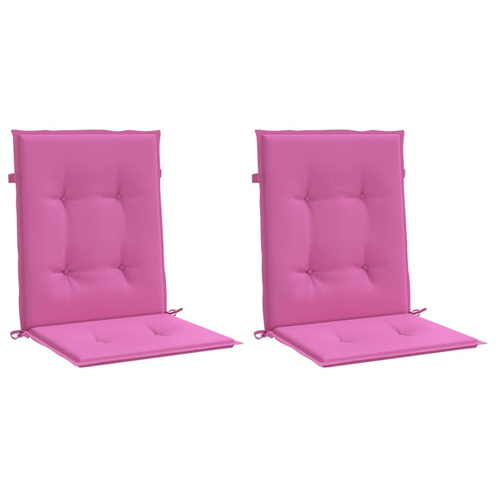 Perne pentru scaune cu spătar mic, 2 buc., roz, textil - WALTI WALTI