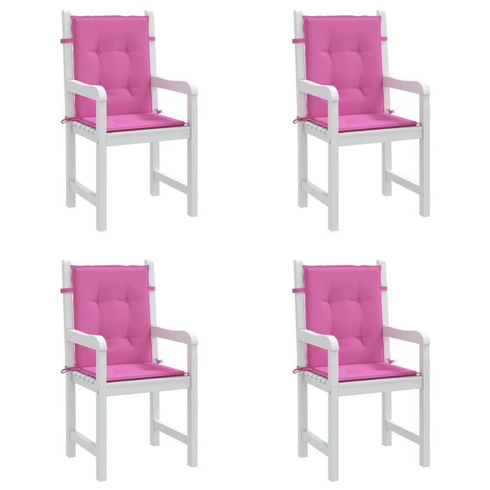 Perne pentru scaune cu spătar mic, 4 buc., roz, textil - WALTI WALTI