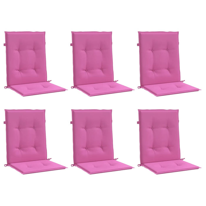 Perne pentru scaune cu spătar mic, 6 buc., roz, textil - WALTI WALTI