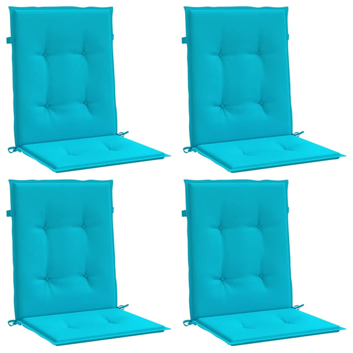 Perne pentru scaune cu spătar mic, 4 buc., turcoaz, textil - WALTI WALTI