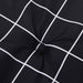 Pernă scaun de terasă, negru, carouri, textil Oxford - WALTI WALTI