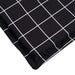 Pernă de șezlong, negru, carouri, textil Oxford - WALTI WALTI