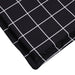 Pernă de șezlong, negru, carouri, textil Oxford - WALTI WALTI