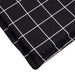 Pernă de șezlong, negru, carouri, textil Oxford - WALTI WALTI