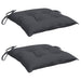 Perne de scaun, 2 buc., antracit, 40x40x7 cm, textil oxford - WALTI WALTI