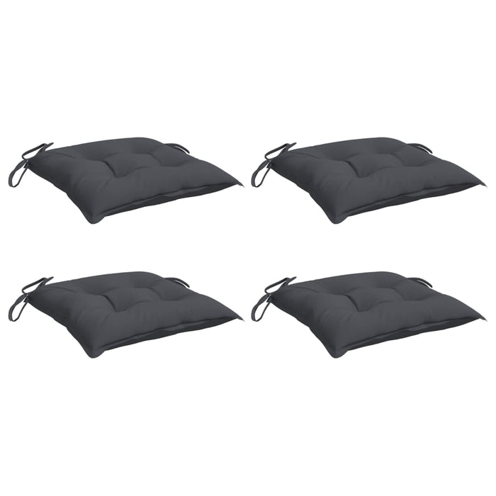 Perne de scaun, 4 buc., antracit, 40x40x7 cm, textil oxford - WALTI WALTI