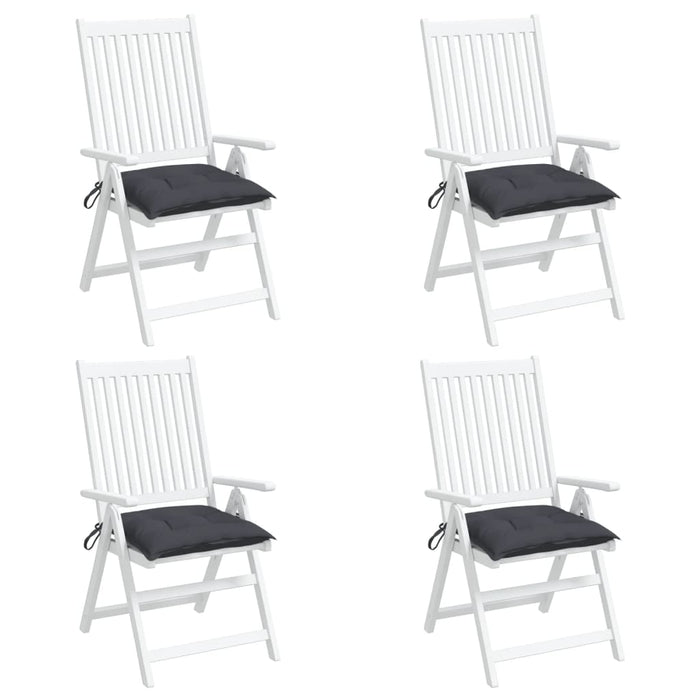 Perne de scaun, 4 buc., antracit, 40x40x7 cm, textil oxford - WALTI WALTI