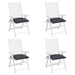 Perne de scaun, 4 buc., antracit, 40x40x7 cm, textil oxford - WALTI WALTI