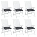 Perne de scaun, 6 buc., antracit, 40x40x7 cm, textil oxford - WALTI WALTI