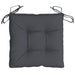 Perne de scaun, 6 buc., antracit, 40x40x7 cm, textil oxford - WALTI WALTI