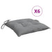 Perne de scaun, 6 buc., gri, 40x40x7 cm, textil oxford - WALTI WALTI