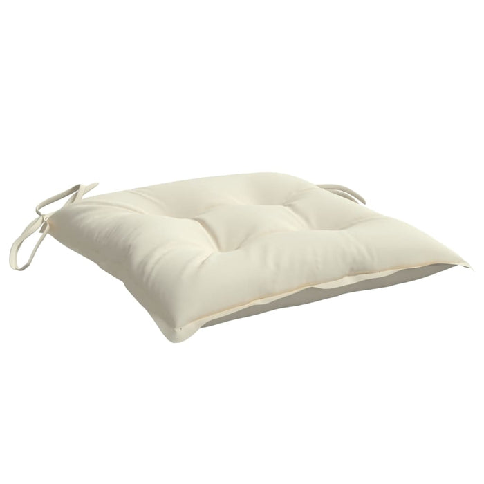 Perne de scaun, 2 buc., alb crem, 40x40x7 cm, textil oxford WALTI