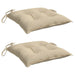 Perne de scaun, 2 buc., bej, 40x40x7 cm, textil oxford - WALTI WALTI