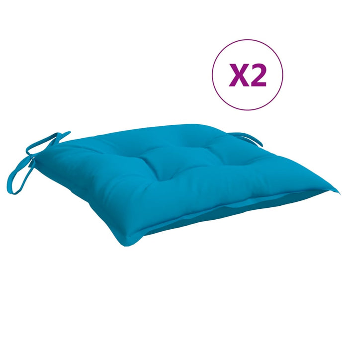Perne de scaun 2 buc. albastru deschis 40x40x7 cm textil oxford WALTI