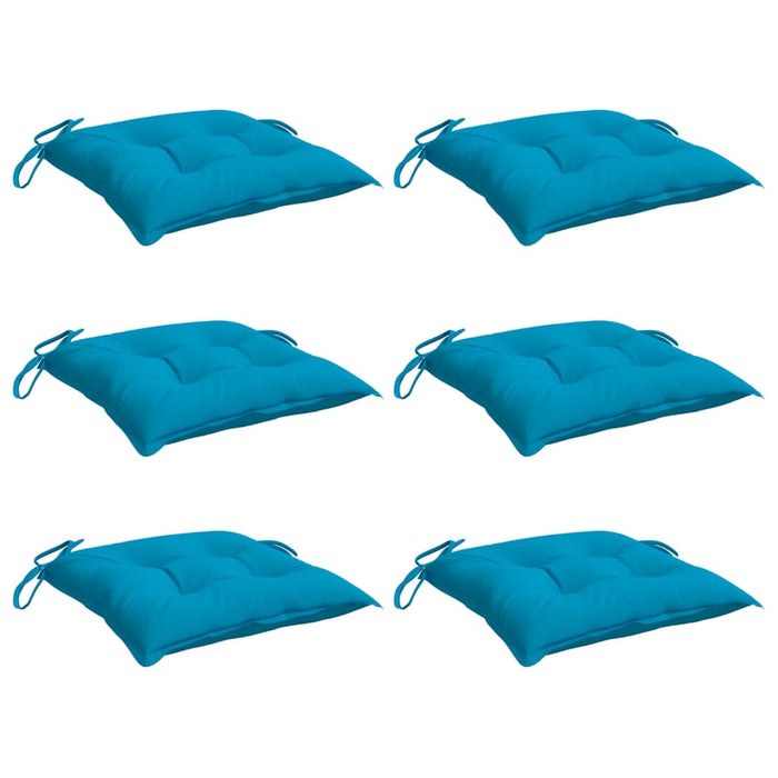 Perne de scaun 6 buc. albastru deschis 40x40x7 cm textil oxford - WALTI WALTI