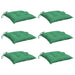 Perne de scaun, 6 buc., verde, 40x40x7 cm, textil oxford - WALTI WALTI