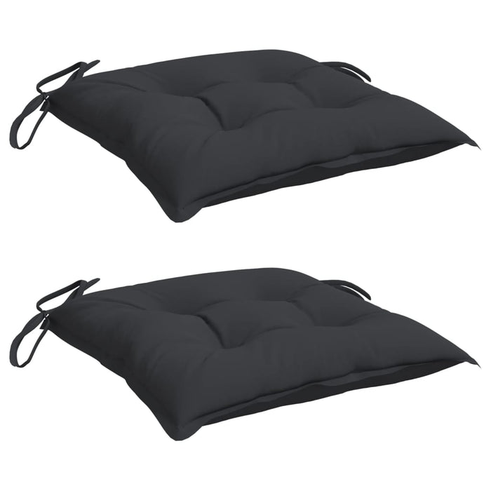 Perne de scaun, 2 buc., negru, 40x40x7 cm, textil oxford - WALTI WALTI
