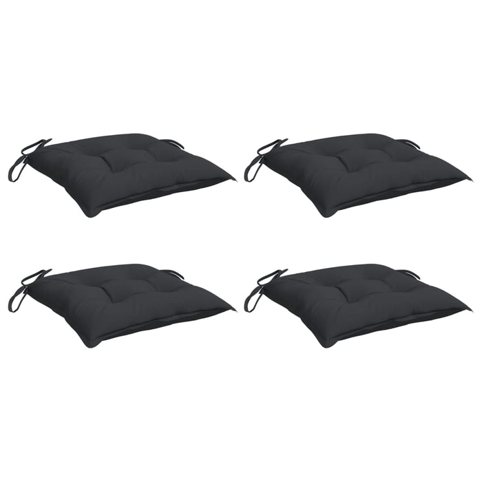 Perne de scaun, 4 buc., negru, 40x40x7 cm, textil oxford - WALTI WALTI
