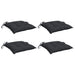 Perne de scaun, 4 buc., negru, 40x40x7 cm, textil oxford - WALTI WALTI