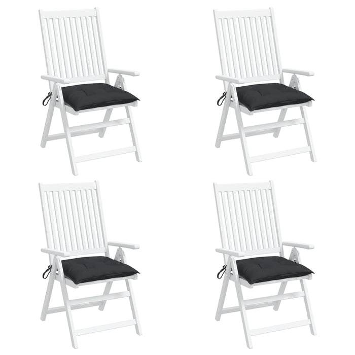 Perne de scaun, 4 buc., negru, 40x40x7 cm, textil oxford - WALTI WALTI