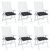 Perne de scaun, 6 buc., negru, 40x40x7 cm, textil oxford - WALTI WALTI