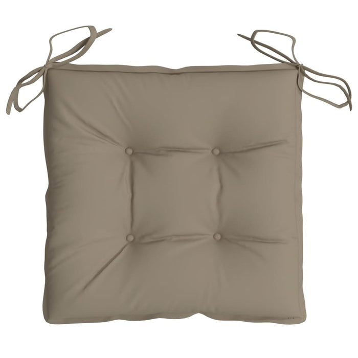 Perne de scaun, 2 buc., gri taupe, 40x40x7 cm, textil oxford - WALTI WALTI