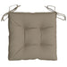 Perne de scaun, 2 buc., gri taupe, 40x40x7 cm, textil oxford - WALTI WALTI