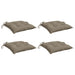 Perne de scaun, 4 buc., gri taupe, 40x40x7 cm, textil oxford - WALTI WALTI
