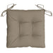 Perne de scaun, 6 buc., gri taupe, 40x40x7 cm, textil oxford - WALTI WALTI