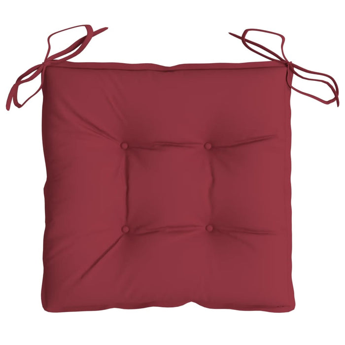 Perne de scaun, 6 buc., roșu vin, 40x40x7 cm, textil oxford WALTI