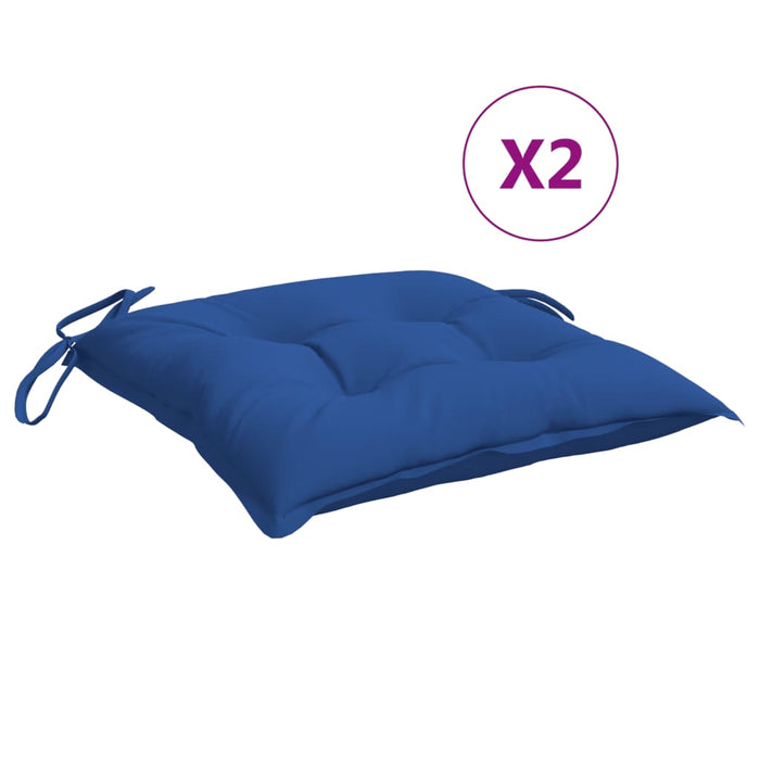 Perne de scaun, 2 buc., albastru, 40x40x7 cm, textil oxford - WALTI WALTI