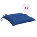 Perne de scaun, 2 buc., albastru, 40x40x7 cm, textil oxford - WALTI WALTI