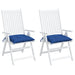 Perne de scaun, 2 buc., albastru, 40x40x7 cm, textil oxford - WALTI WALTI