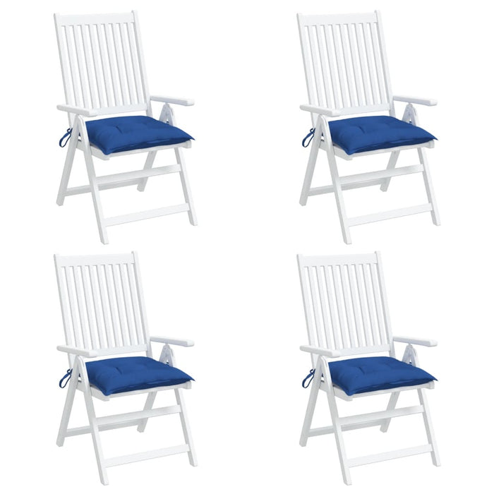 Perne de scaun, 4 buc., albastru, 40x40x7 cm, textil oxford - WALTI WALTI