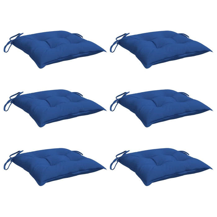Perne de scaun, 6 buc., albastru, 40x40x7 cm, textil oxford - WALTI WALTI